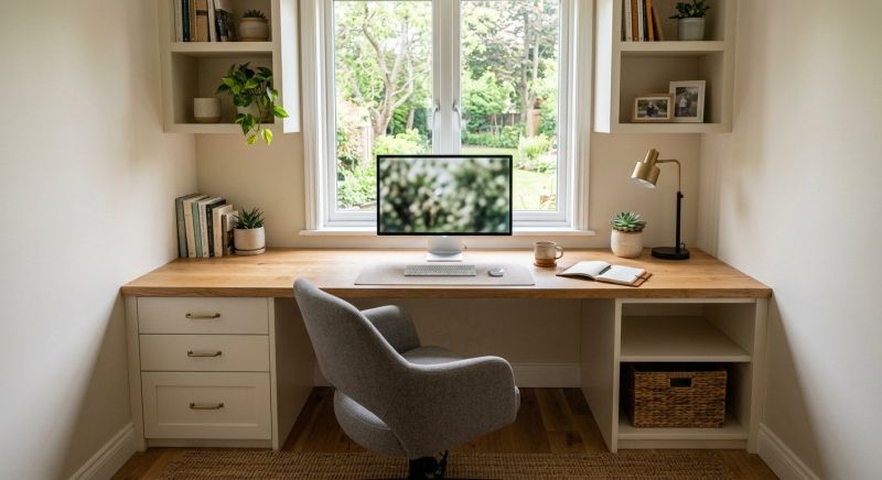 Built In Desk Installation in Raleigh, NC