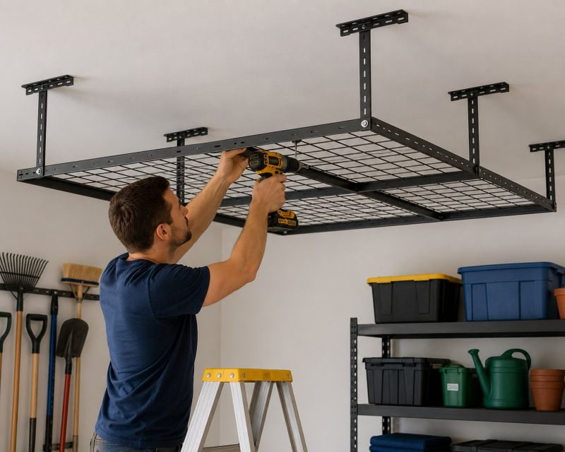 Ceiling Rack Installation in Frederick, MD