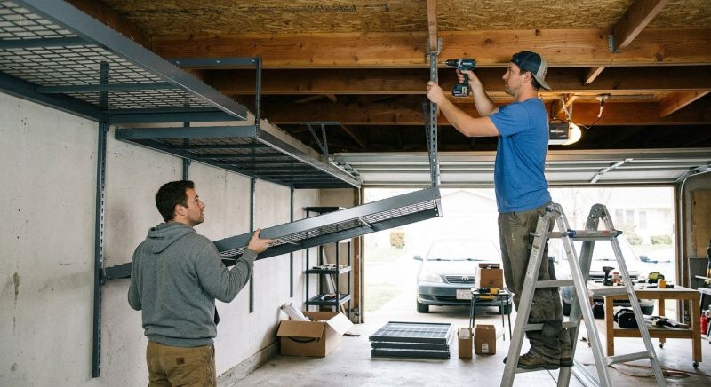Ceiling Rack Installation in Frederick, MD