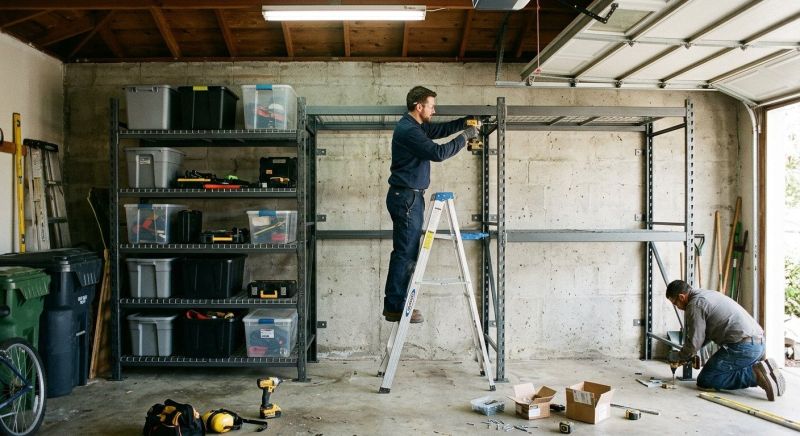 Garage Shelves Installation in Loudoun County, VA