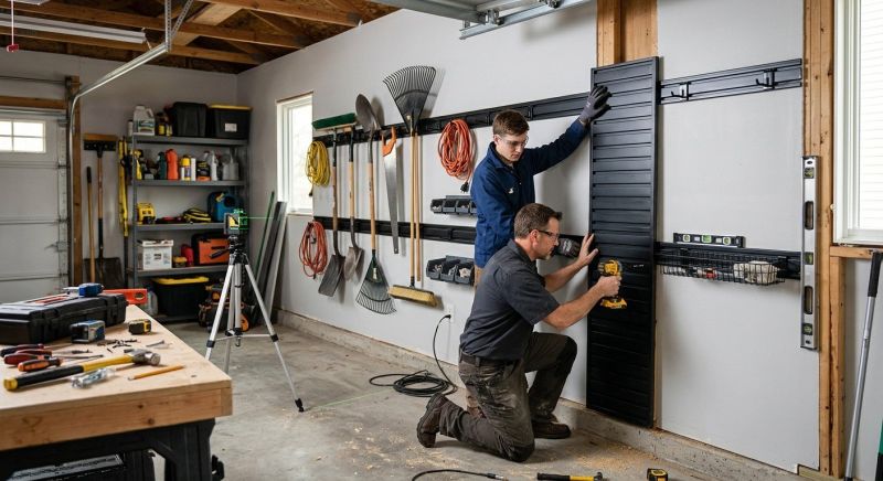 Garage Tool Rack Installation in Winston Salem, NC