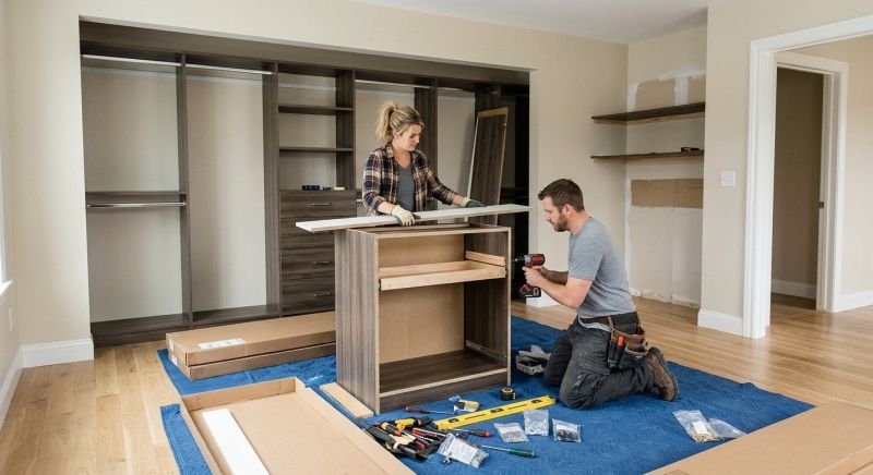 Mudroom Closet Installation in Frederick, MD
